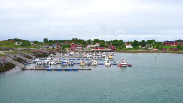 View of a Marina Beautiful Nature Norway