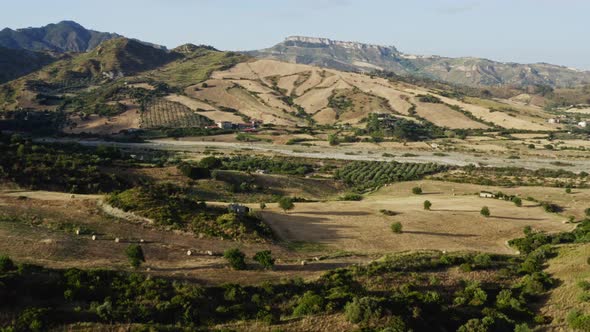 Natural countryside in cultivation