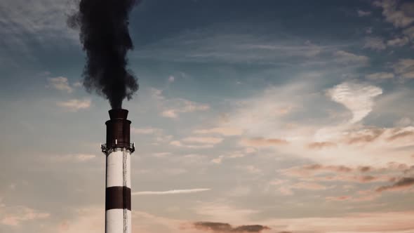 Smoking Factory Chimneys