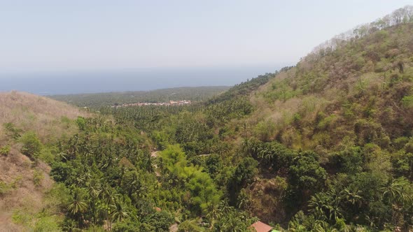 Tropical Landscape Sea Coast Mountains