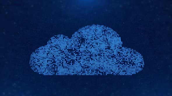 Digital Cloud computing database storage and big data technology .