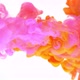 Orange and purple ink paint colliding - VideoHive Item for Sale