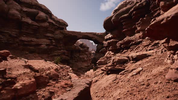 Red Stone Arch in Grand Canyon Park