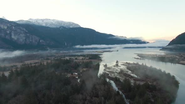 Aerial Canadian Nature Landscape