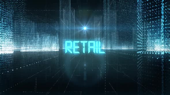 Skyscrapers Digital City Tech Word Retail alt