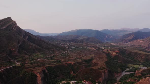 Gunib Village in Dagestan