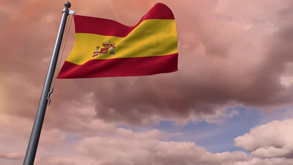 Spain Flag 4K