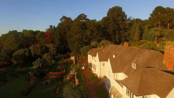 View of beautiful villa