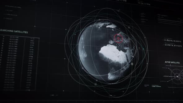 FBI sends the location of a criminal to the international bureau of security. UI alt