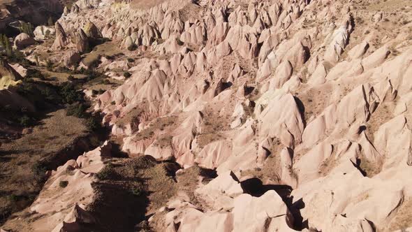 Aerial View Cappadocia Landscape