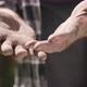 The worn-out hands of the gardener, the farmer's dirty hands. Dry soil in the hands, drought. - VideoHive Item for Sale