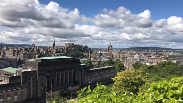 City time lapse from the Calton Hill 