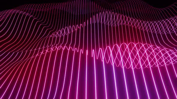 Glowing Lines 4K alt