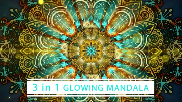 Glowing Mandala