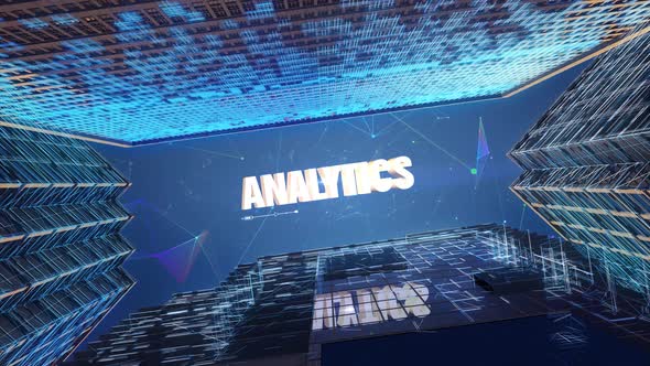 Digital Skyscrapers Business Word   Analytics alt