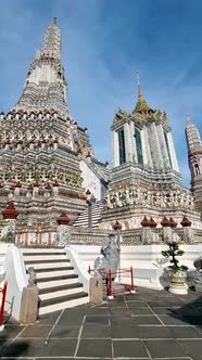 Wat Arun The Temple of Dawn Landmark of Bangkok Thailand