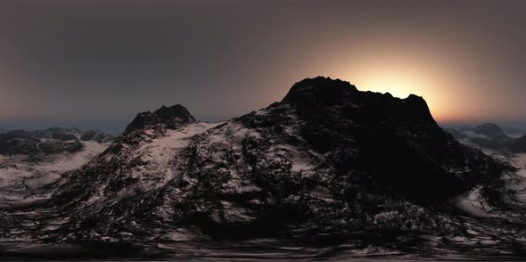 Aerial Vr 360 Panorama of Mountains. Made with the One 360 Degree Lense Camera