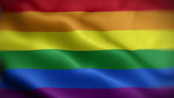 Gay Pride Flag Front