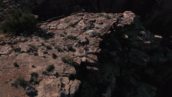 Young girl in Grand Canyon 