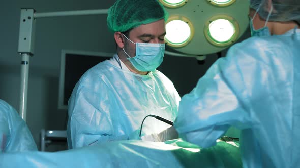 Two of Surgeons at the Work