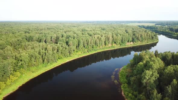 Wonderful Landscape Of The Western Dvina River 04