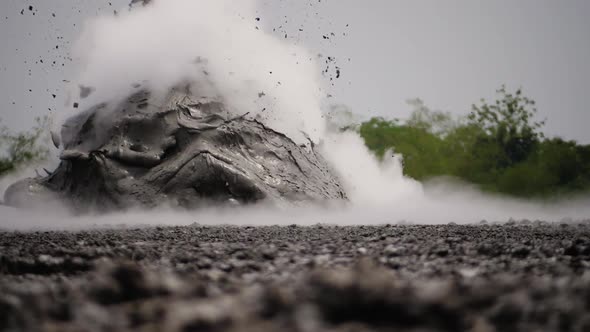 Mud Volcano Bledug Kuwu, Indonesia