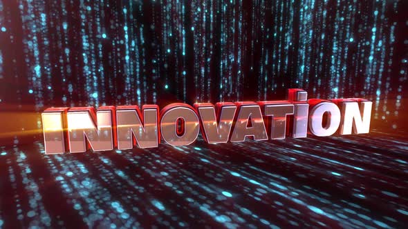 İnnovation 3d consept text