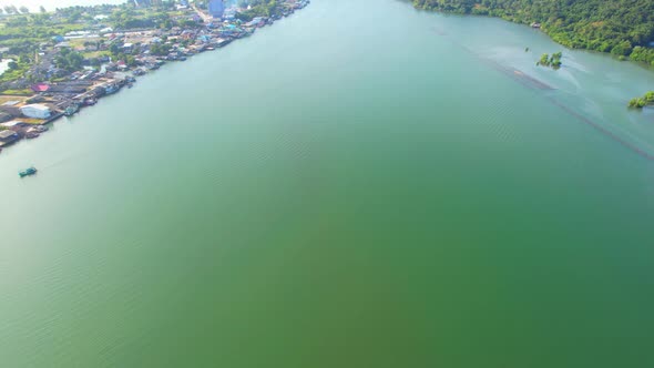 4K aerial drone view of beautiful sea waves, Flight over sea.