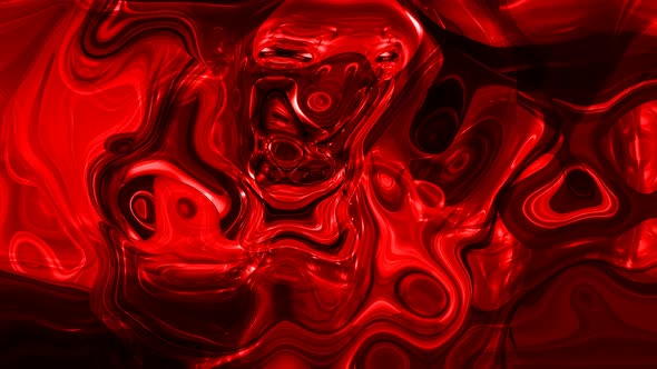 Red Color Silky Liquid Effect Background