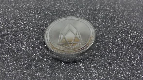 EOS Cryptocurrency Falls on Silver Sparkles