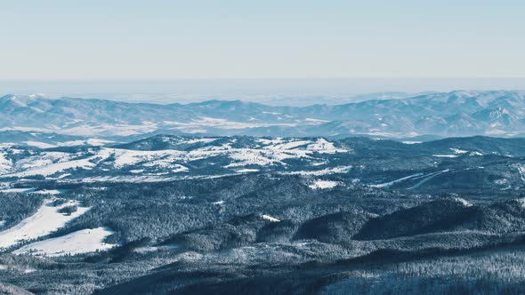 Snowy Landscape in the Winter Season