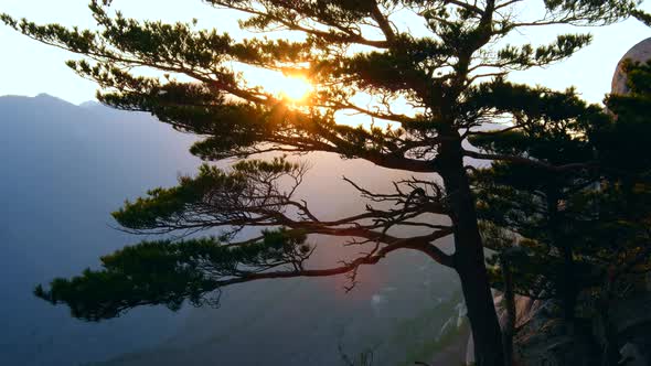 Sunset at Ulsanbawi, Seoraksan National Park, South Korea