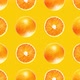 Decorative Pattern of Delicious Orange Fruits on Yellow - VideoHive Item for Sale