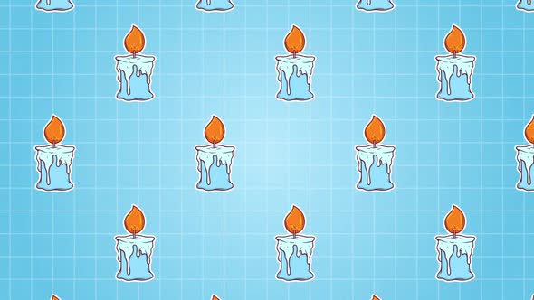 Halloween Candle Background