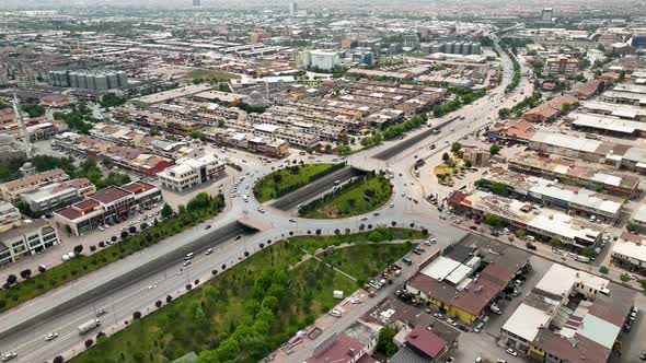 Konya city aerial view with drone, Turkey 4 K