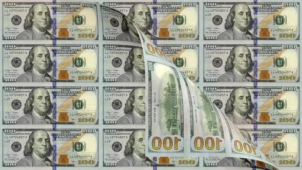 100 Dollars Page turning