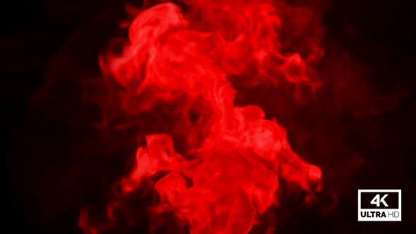 Realistic Red Smoke Rising alt