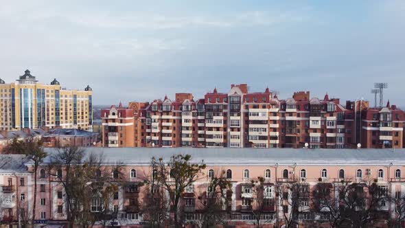 European Town Centre Poltava City in Ukraine
