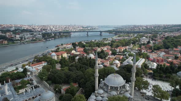 Golden Horn Aerial Istanbul View