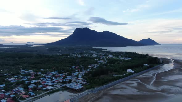 The Beaches at the most southern part of Borneo Island