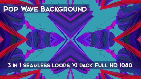 Pop Wave Background VJ Loops