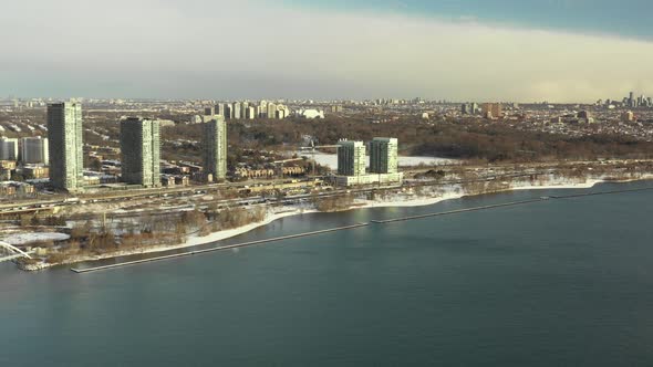 Beautiful Canada Toronto Scene on Lake Ontario