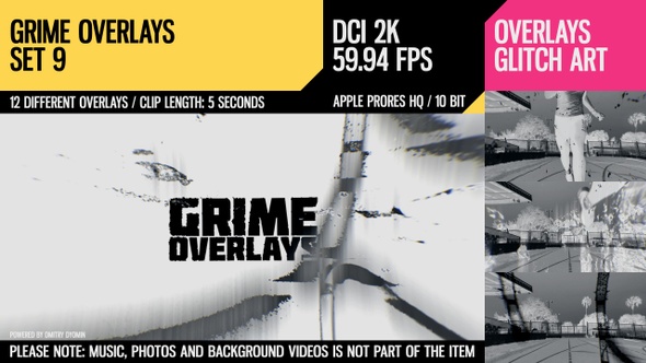 Grime Overlays (2K Set 9)