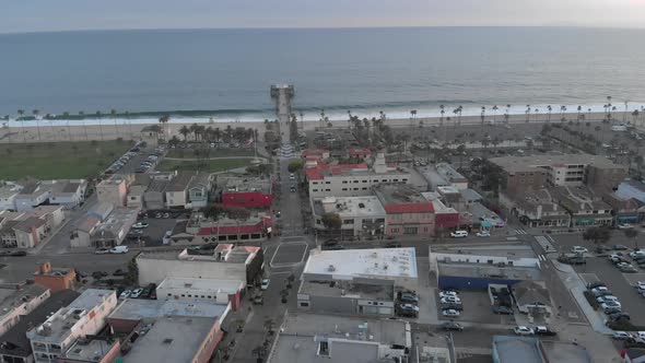 June gloom in Newport Beach, California