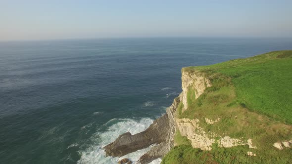 Cliffs in Sea