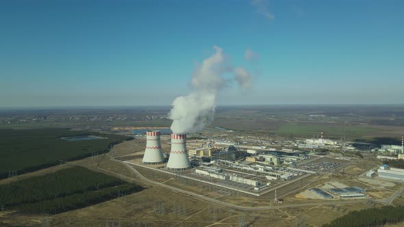 Nuclear power plant, Cooling tower of Atomic power stations