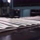 Printed Newspapers are Moved Along Conveyor - VideoHive Item for Sale