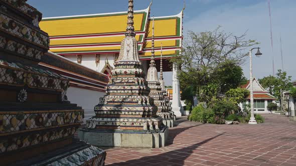 Temple in Bangkok, Thailand, Temple of the Reclining Buddha (aka Wat Pho, Wat Phra Chetuphon, Wat po