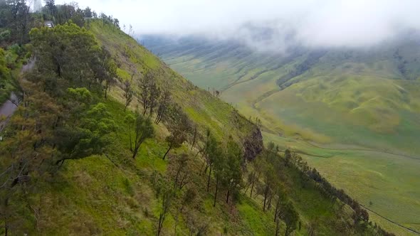 Aerial Hill Bromo