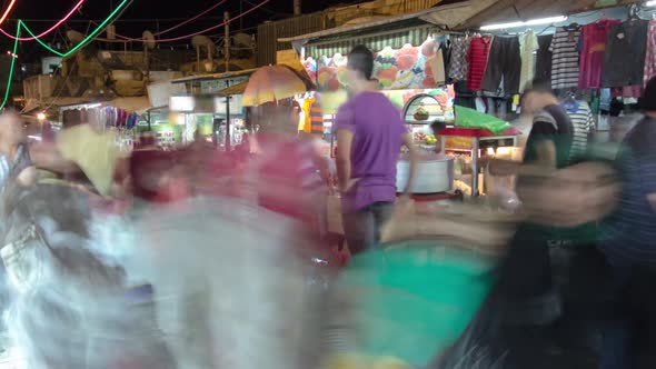 The Colorful Souk in the Old City of Jerusalem Israel Night Timelapse